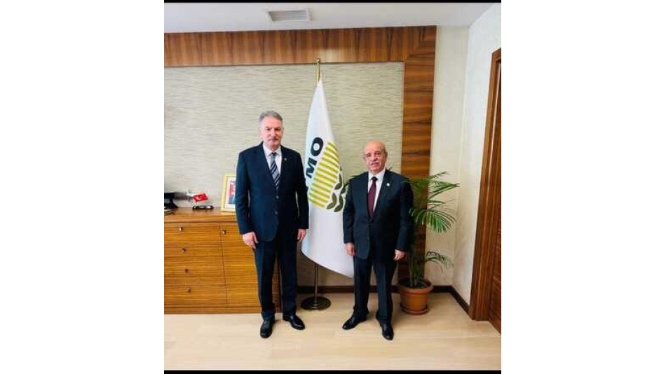 Sayın TMO Genel Müdürümüz Ahmet Bey’i makamında ziyaret ettim
